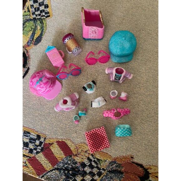 EUC LOL Surprise Doll Lil Pet Secret Agent Slumber Party Makeover Hair Set - Picture 2 of 10